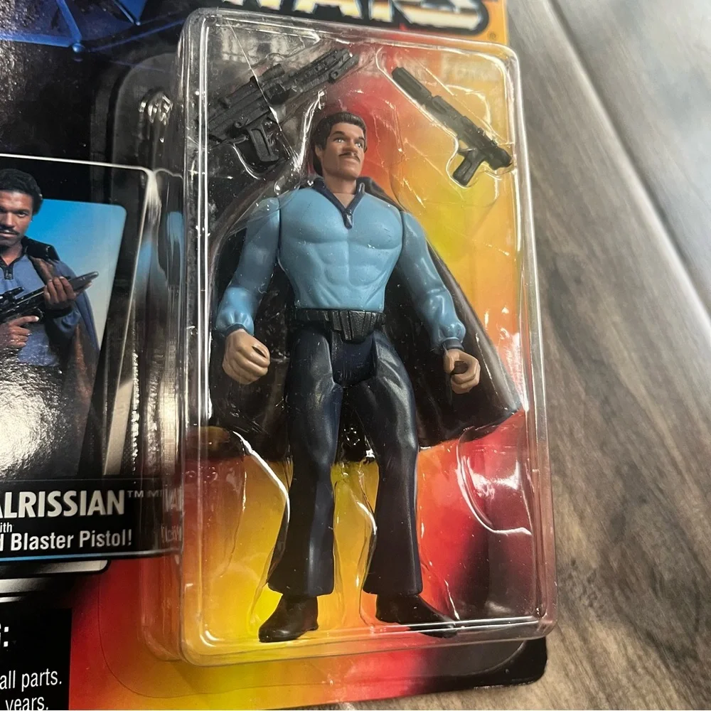 1995 Kenner Star Wars POTF Red Card Princess Leia Organa 3.75